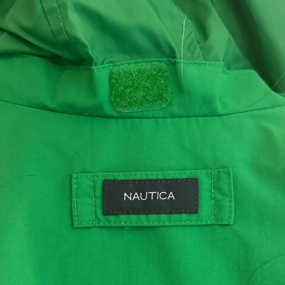 Nautica Kids Green Raincoat with Hood